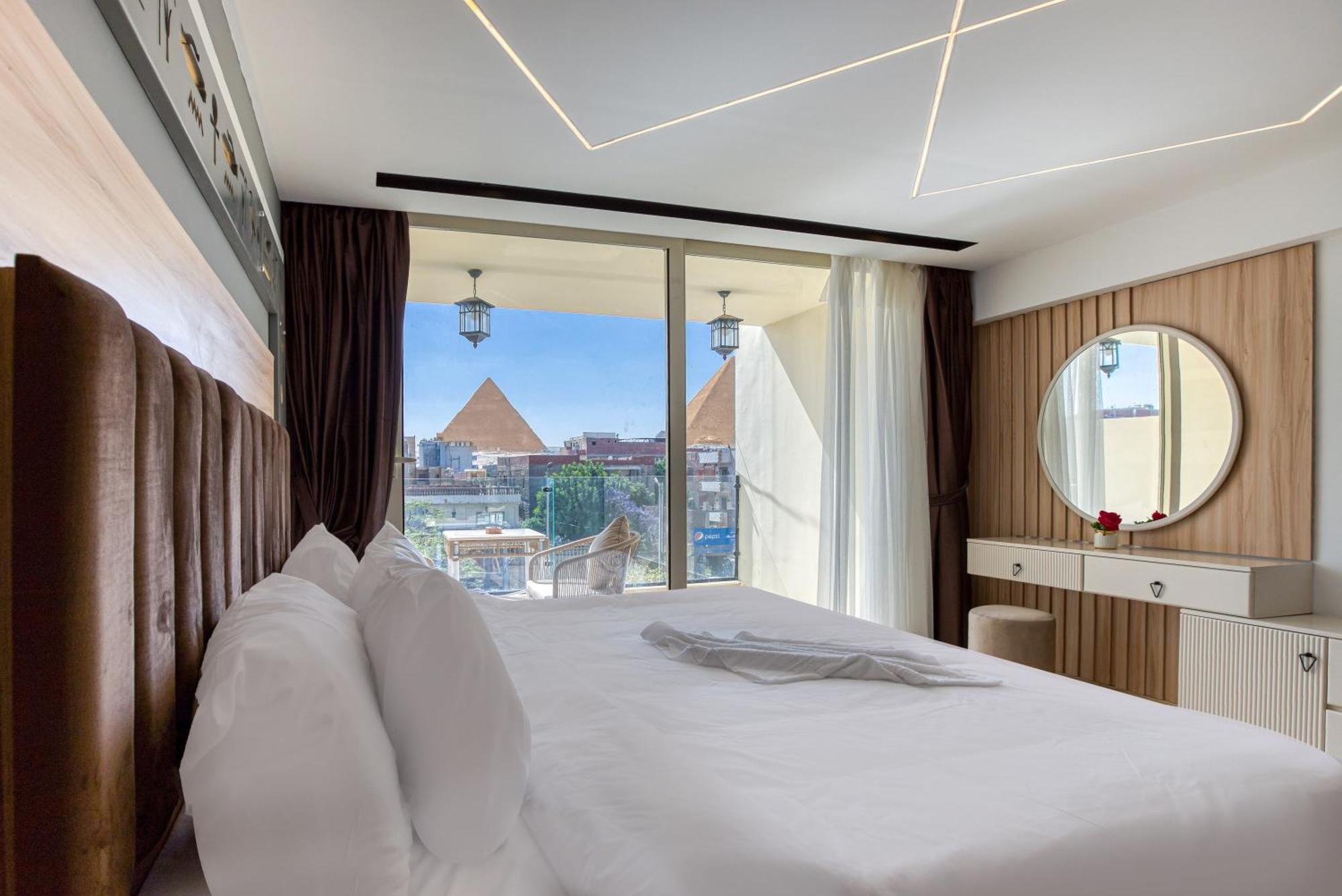 The Platinum Pyramid View Inn Kafrat al Jabal Екстер'єр фото